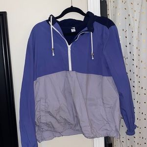 Old navy active wear wind breaker quarter zip